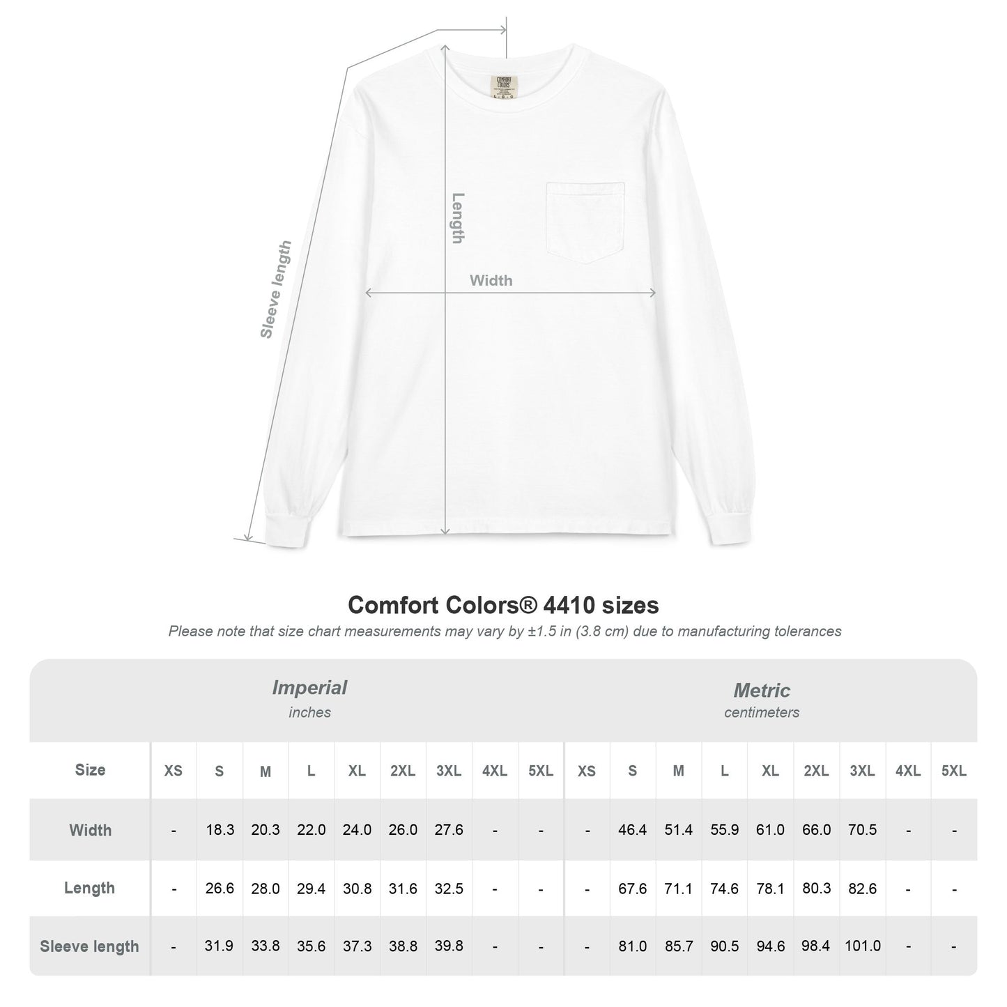 The Cheyenne Long Sleeve Pocket Tee