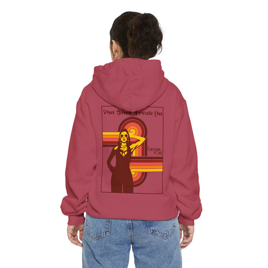 PYFO Retro Swirl Statement Back Hoodie