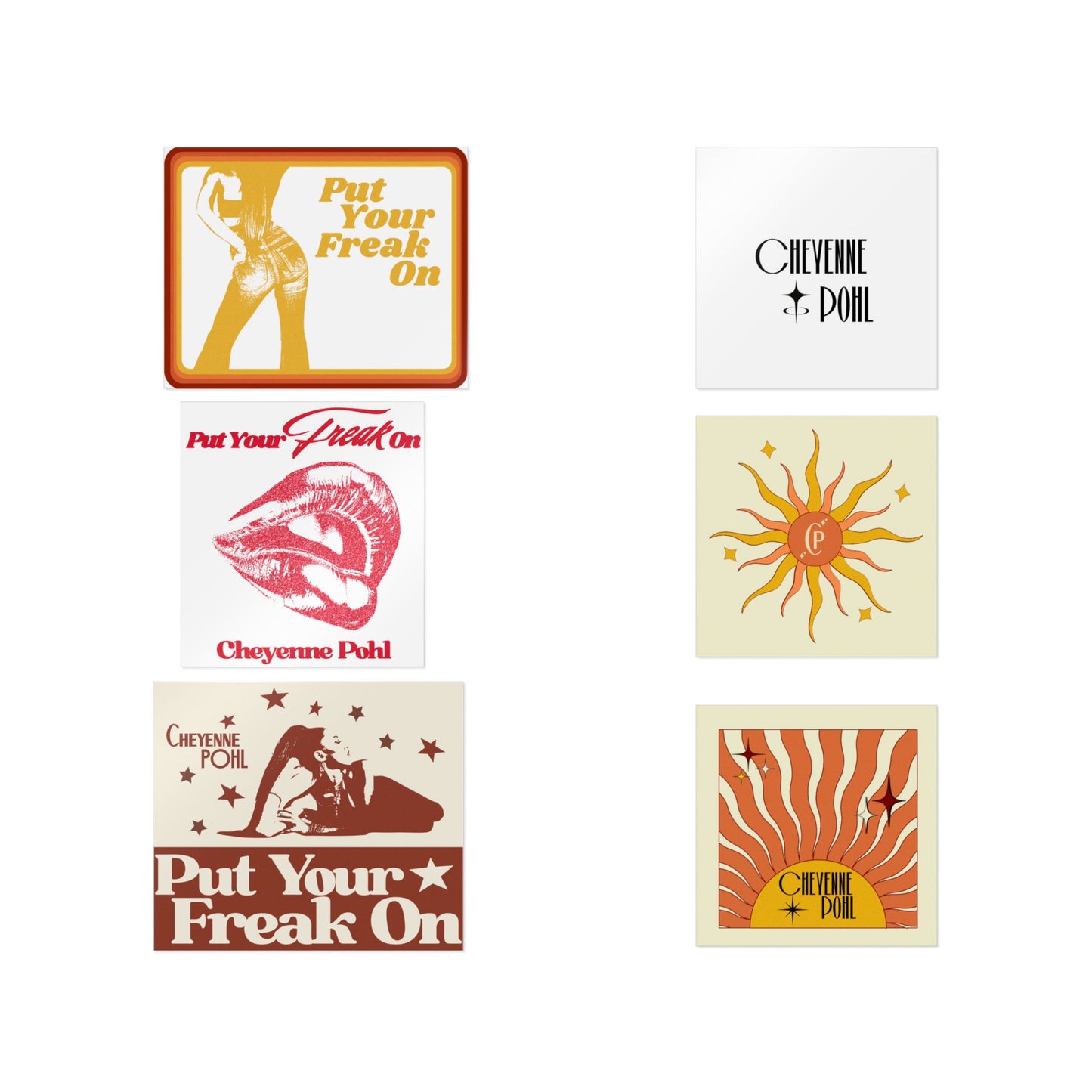 PYFO + CP Sticker Sheet
